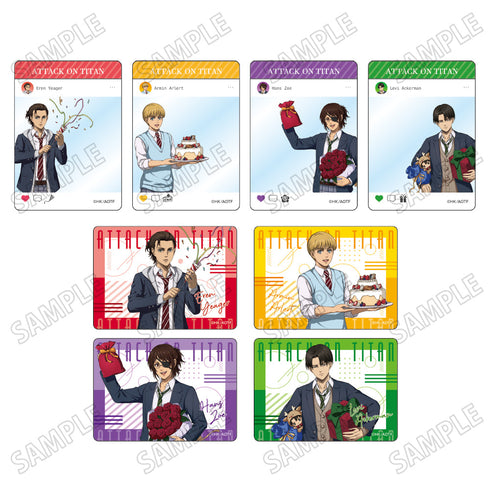 『進撃の巨人The Final Season』描き下ろしクリアカードコレクション【学生服ver.】【BOX】